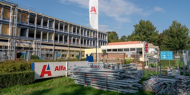 Verbouwing Alfa college