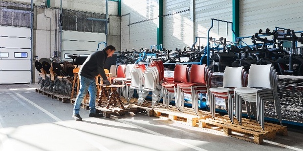 Ahrend-interieur, Circular Hub in Veghel-Bron: UWV