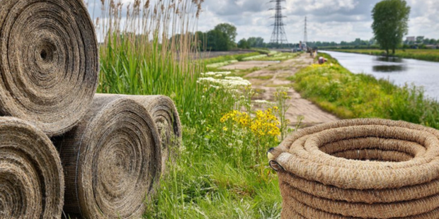 Biobased geotechtielen en drainagebuizen - Building Balance