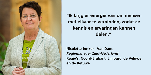 Foto Nicolette Jonker - Van Dam, regiomanager Zuid-Nederland